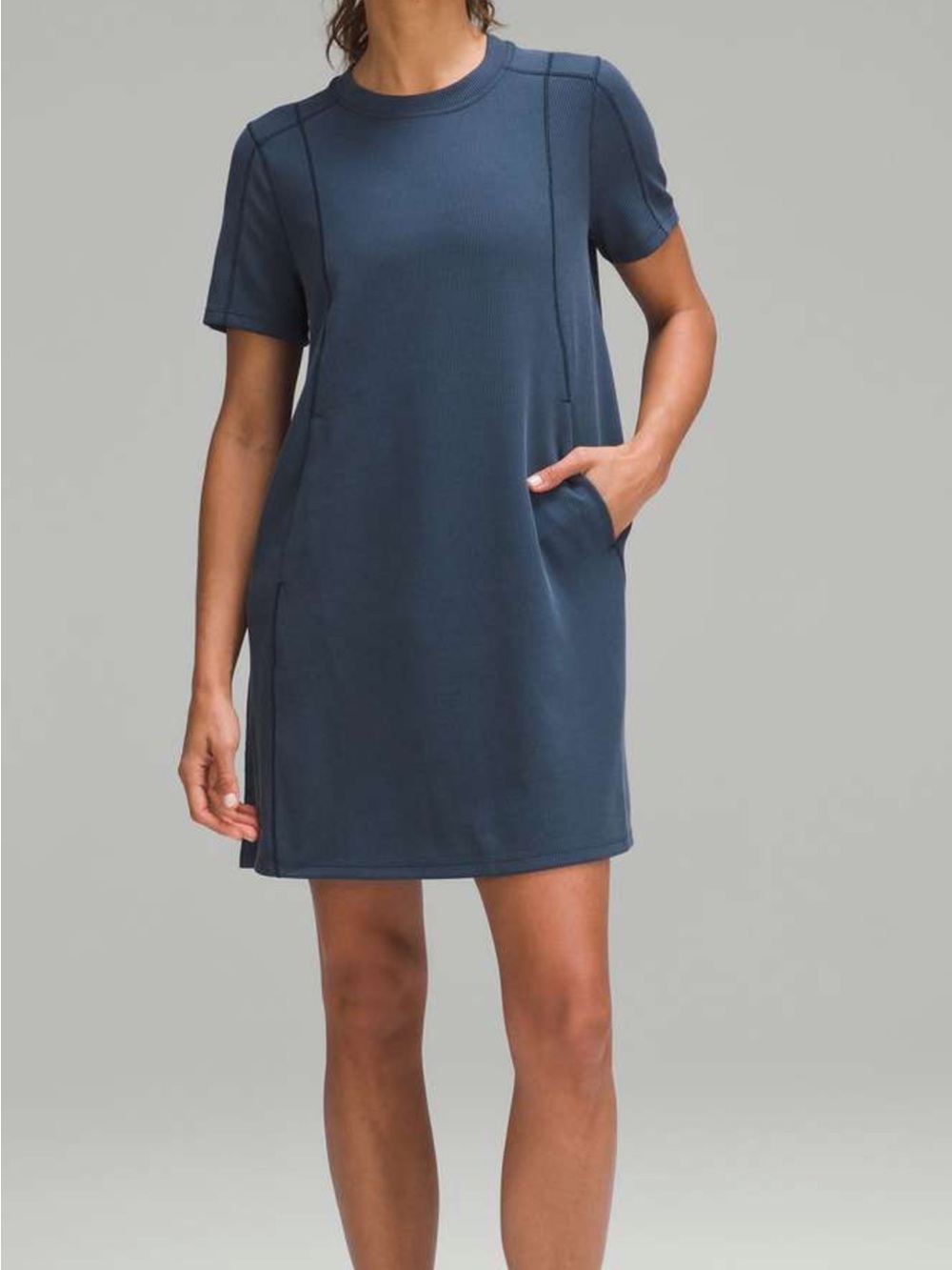 *Rare* Lululemon Ribbed Softstreme T-Shirt Dress